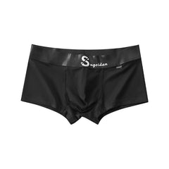 Men's Cotton Low Rise Boxer Briefs Sports Breathable Boxer Briefs