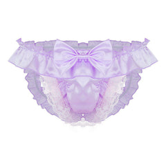 Men's Lace Satin Sexy Panties