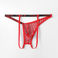 2025 Men's Sexy Transparent Mesh Thong