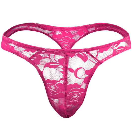 Men's Lace Sexy Sheer Thong