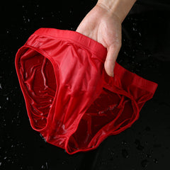 Plus Size Ice Silk Panties