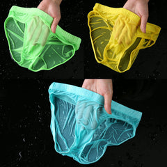 Plus Size Ice Silk Panties