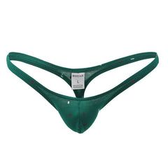 Men's Cotton Print Sexy Star Thong