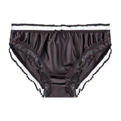 100%Mulberry Silk Smooth Satin Sexy Men's Underwear - Men's Fashion