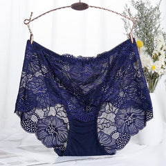 [ 6 PCS ] High Waist Sexy Pattern Lace Panties